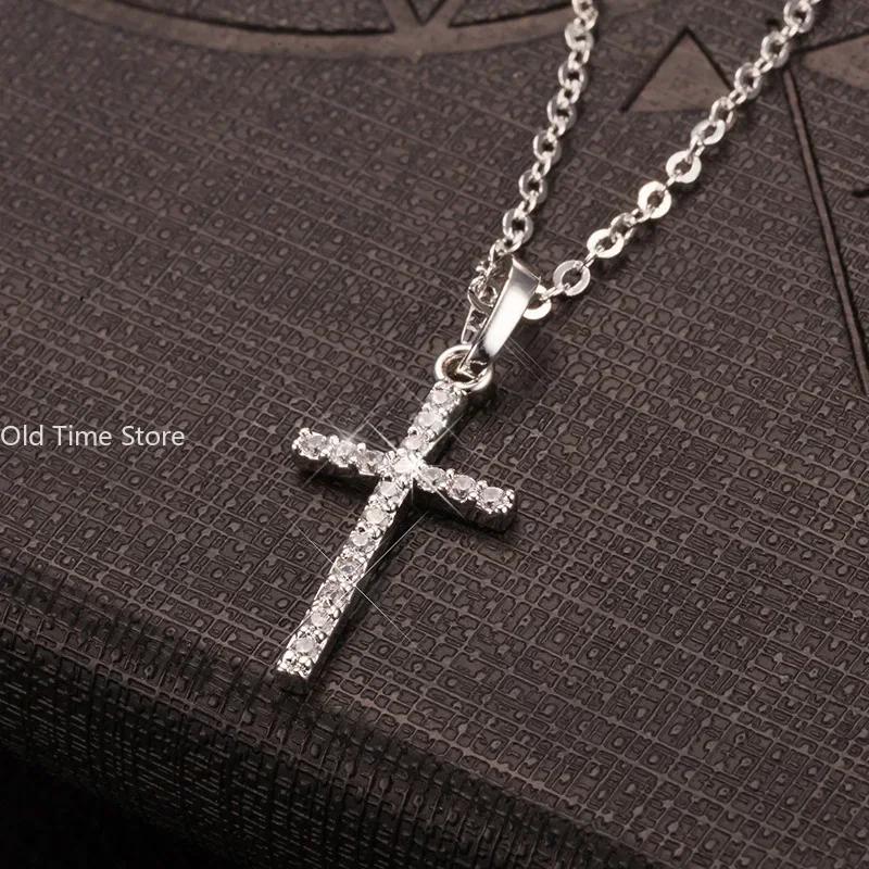 Gift Cross Necklace for Women - Gold Plated Cross Necklace Layered Small Side Necklace Women s Fashion Jewelry