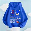 2026 Hoodie Boys Girls Cartoon Kids ShadowSonic Hedgehog Character Pullover Sweatshirt 2026 Long Sleeve Casual Top Children 4-13yrs