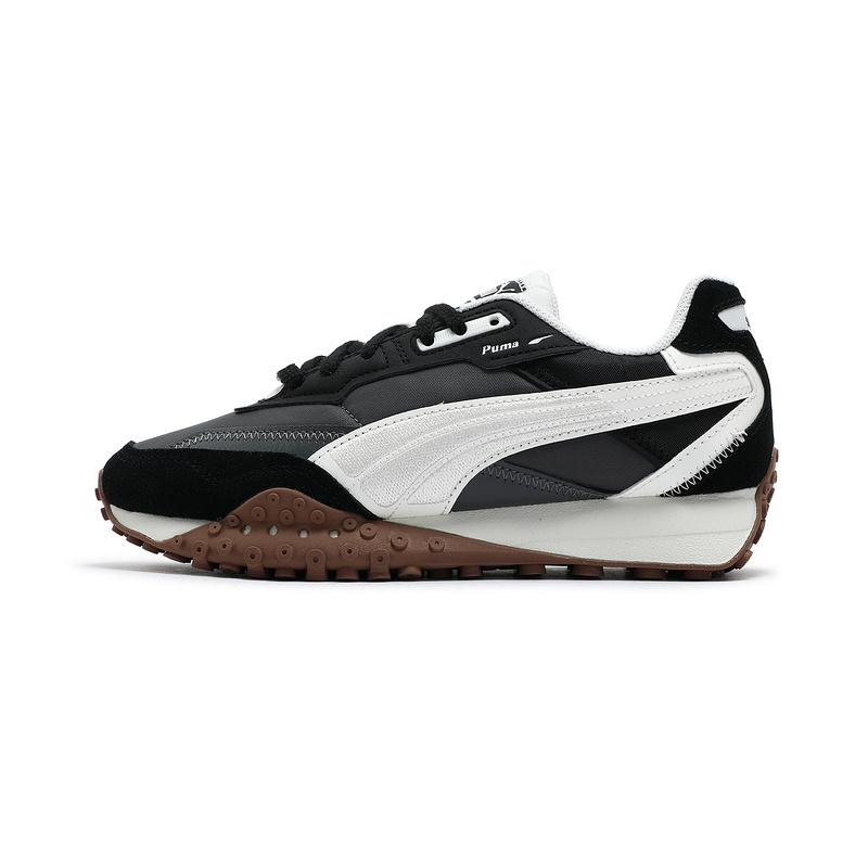 New PUMA Blktop Rider Low Top Casual Shoes Unisex Black Gray White 393151-06