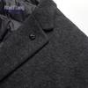Men's Wool Blend Suit Jacket with Duck Down Liner