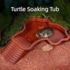 Plastic Turtle Soaking Tub with Ladder Fish Tank Decoration New Turtle Water Pool  Turtle Supplies