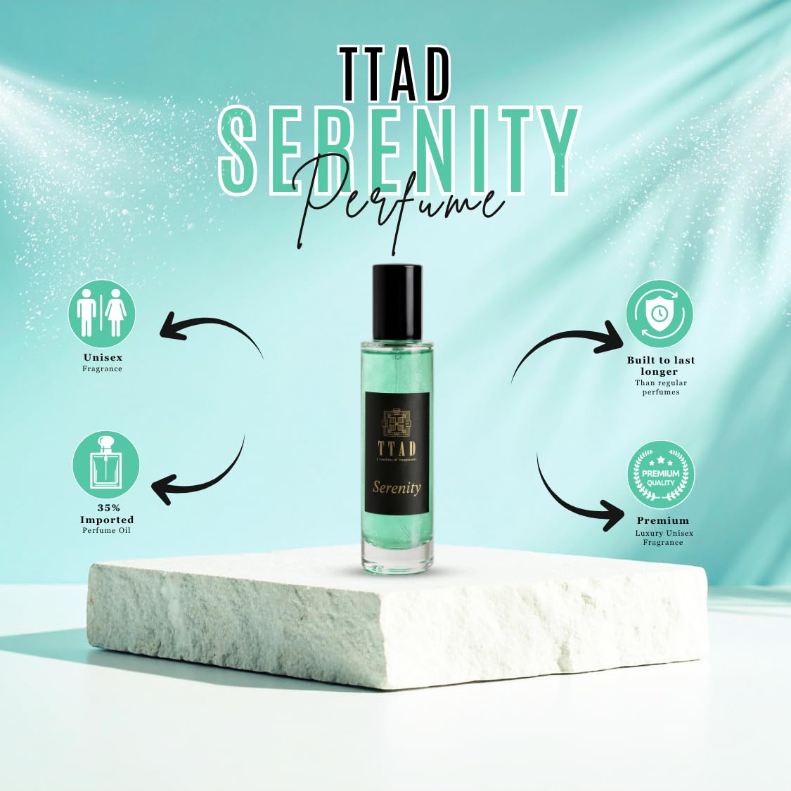 TTAD Serenity Роскошный парфюм для мужчин и женщин 100 мл 30 ml
