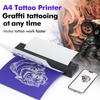 Tattoo Thermal Printer Thermal Inkless Portable A4 Bluetooth Wireless USB
