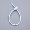 5/10PCS Silicone Reusable Bag Ties Twist Wire Fasten Cable Zip Tie for Headset Data Line Pendant Adjustable Soft Universal Tie