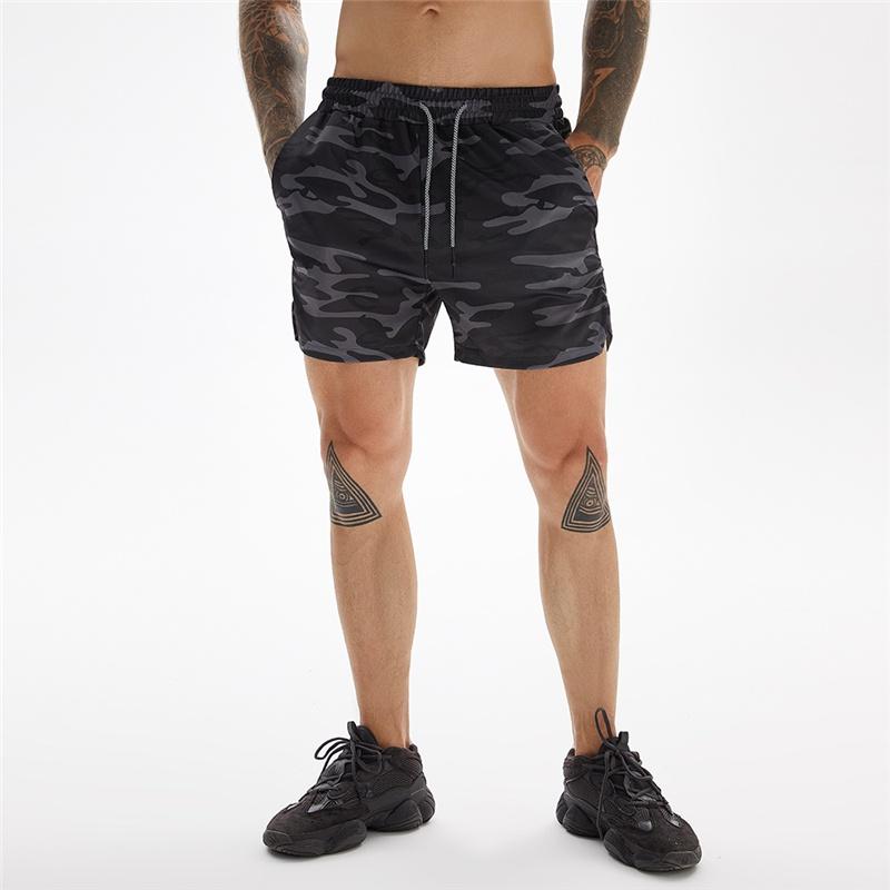 Versatile Men's Gym Sports Training Bodybuilding Workout Running Shorts With Pockets