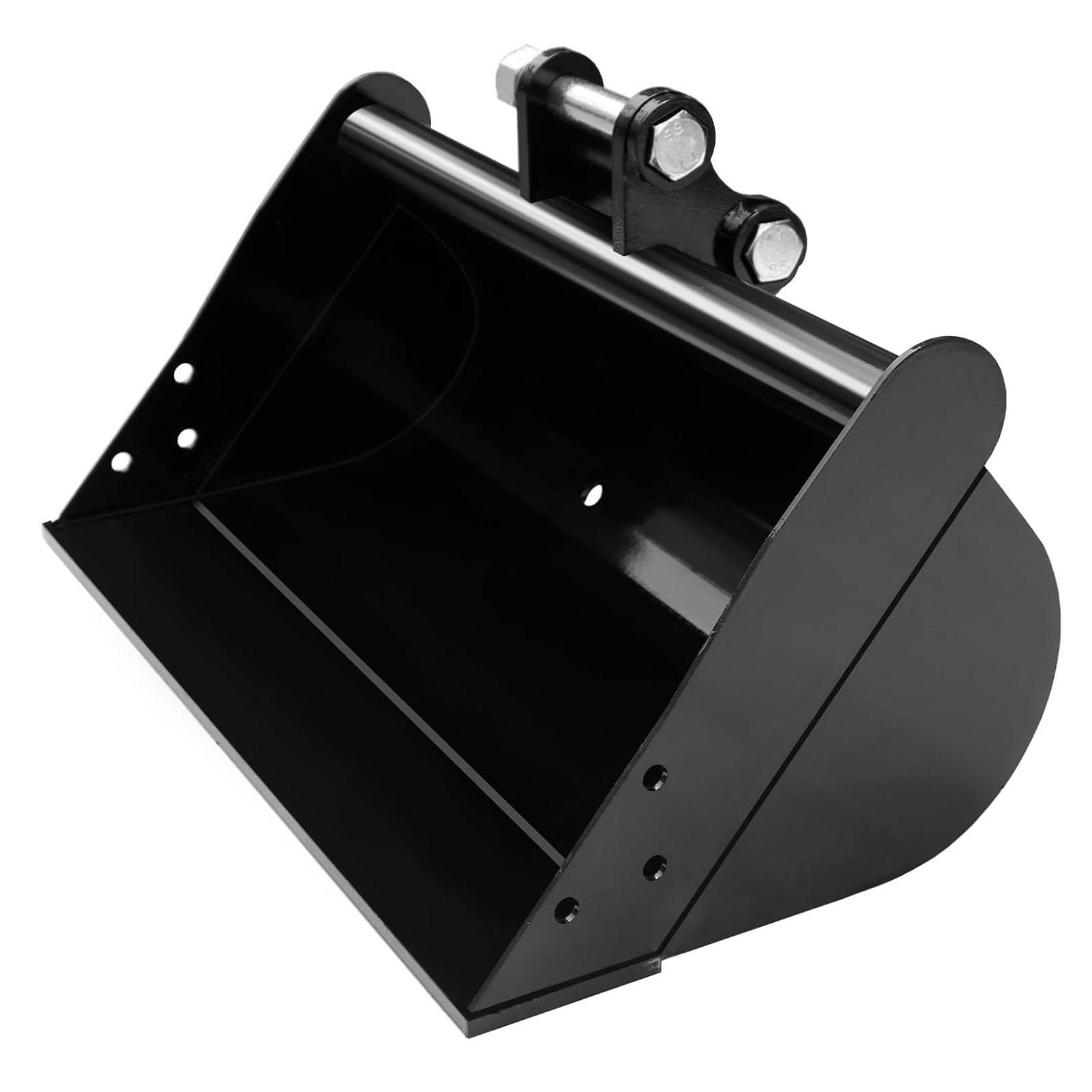 Cubo para Excavadora Pequeña de 500 mm (20 pulgadas) Cubo para Excavadora de Acero al Manganeso para Nivelar Pendientes Dragado de Ríos