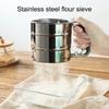 Bakekvern Matsiler Pulver Rustfritt Stål Håndholdt Gjenbrukbar Sikt For Mel Kopp Ristere Kjøkken Bakeverktøy