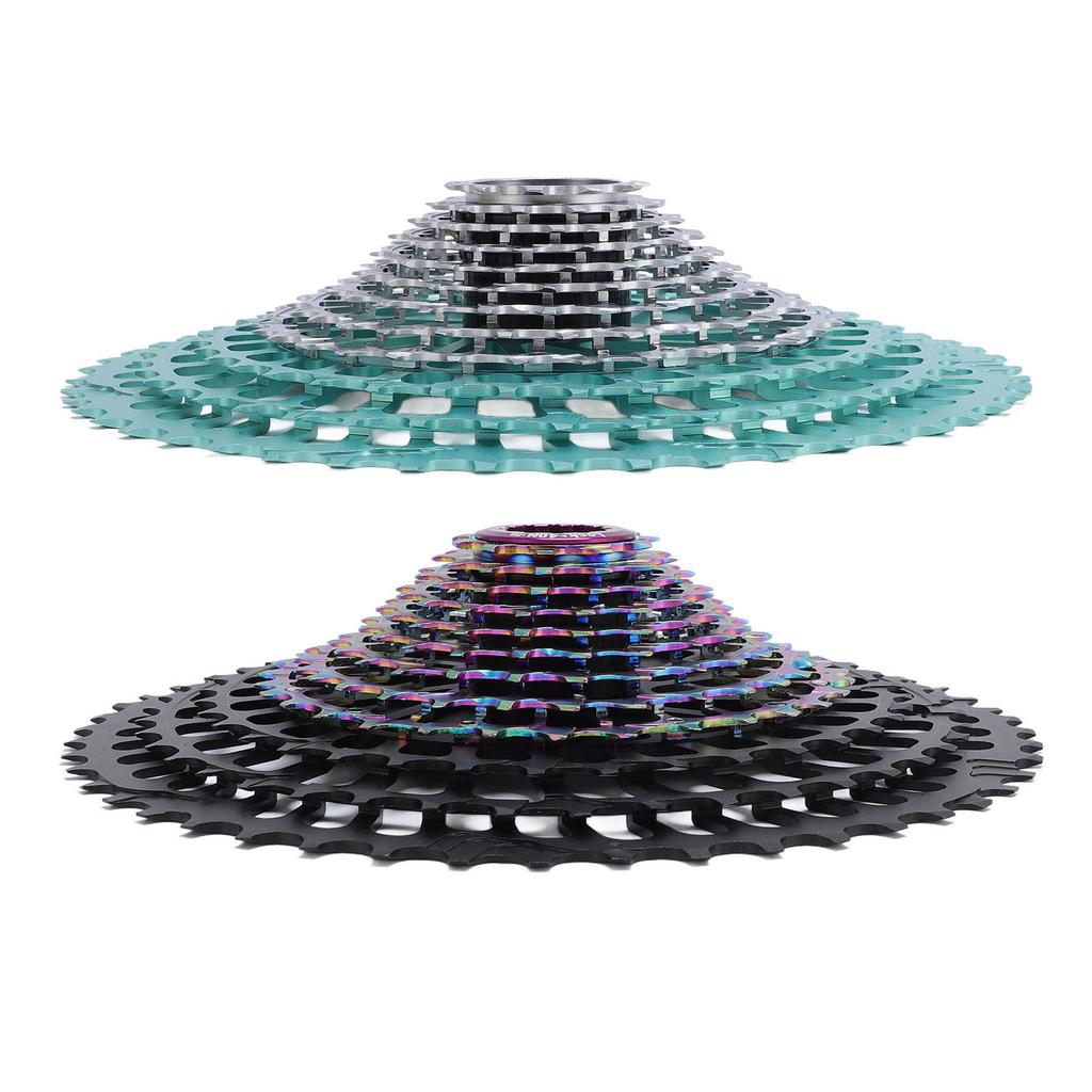 Mountain Bike Cassette 12 Speed Low Noise Hollow Design Aluminum Alloy Lightweight Cassette Sprocket