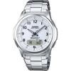 Casio Waveceptor Solar Radio-Controlled Watch WVA-M630D-7AJF Silver Stainless Steel Band