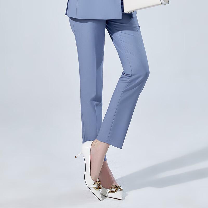 Dámské business casual kalhoty rovného střihu