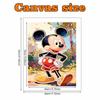 Disney Pearl Art Painting Mickey Mouse Home Wall Decor Art Crafts Handmade DIY Adult/Beginner Gift Creative Home Decor Frameless Canvas Artwork