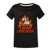 2025 Camisetas para Meninas Verão Roupas de Manga Curta Infantil Camiseta de Desenho Animado Steves Lava Frango Fantasia Roupa Infantil Manga Curta