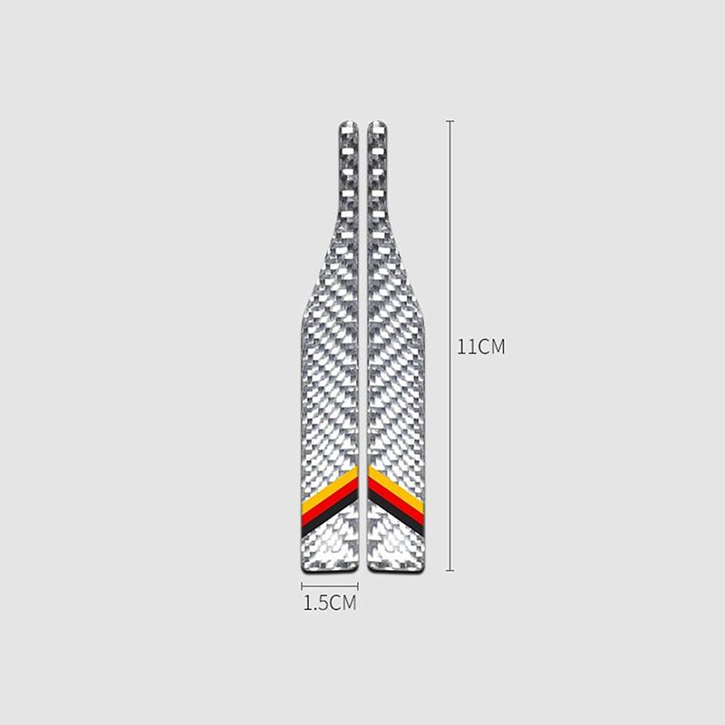 2-Pack Car Rearview Mirror Anti-Collision Strips, Reversing Mirror Anti-Scratch Strips, Universal Car Stickers