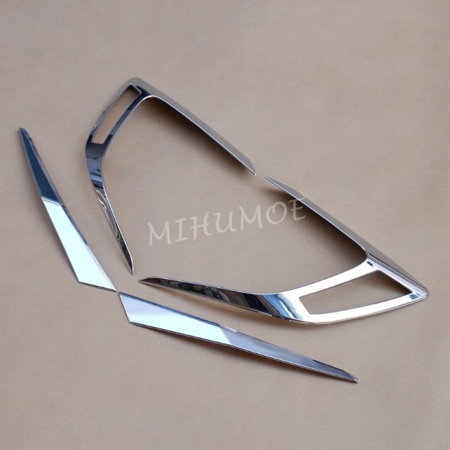 Chrome Tail Light Ornaments for Honda Civic Sedan 2016-2021 Rear Light Cover Strips Accessories
