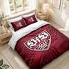 Set Biancheria da Letto 1 Copripiumino 2 Federe Stampa VfB Stuttgart Decorazione Camera da Letto Casa