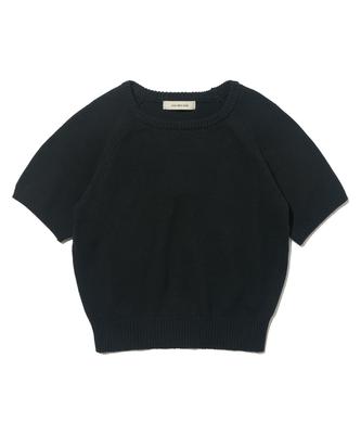 ROIDESROIS Light Touch Short Sleeve Knit (Black)