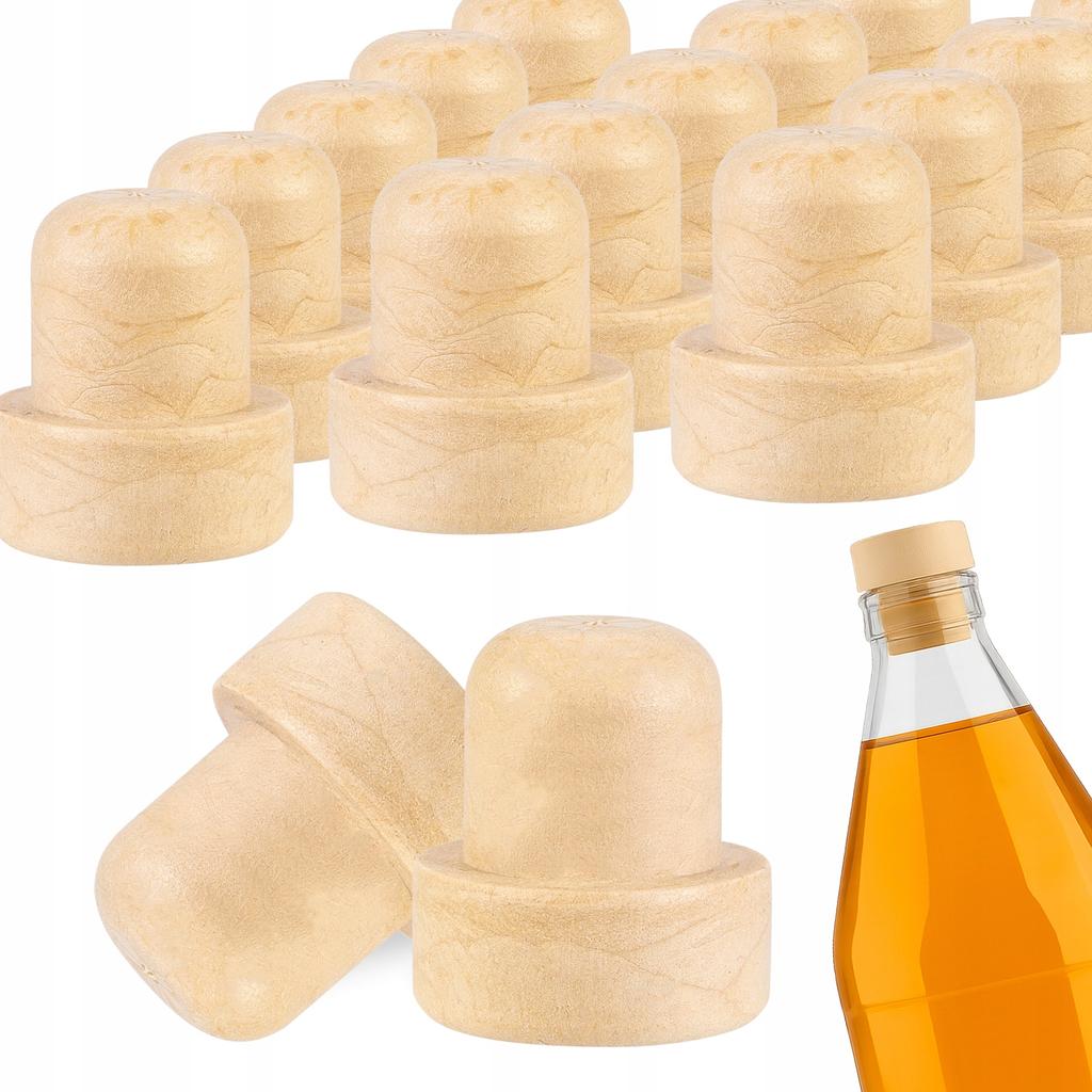 100pcs Synthetic corks 21 mm for wine bottles, juices, liqueurs, wine bottles