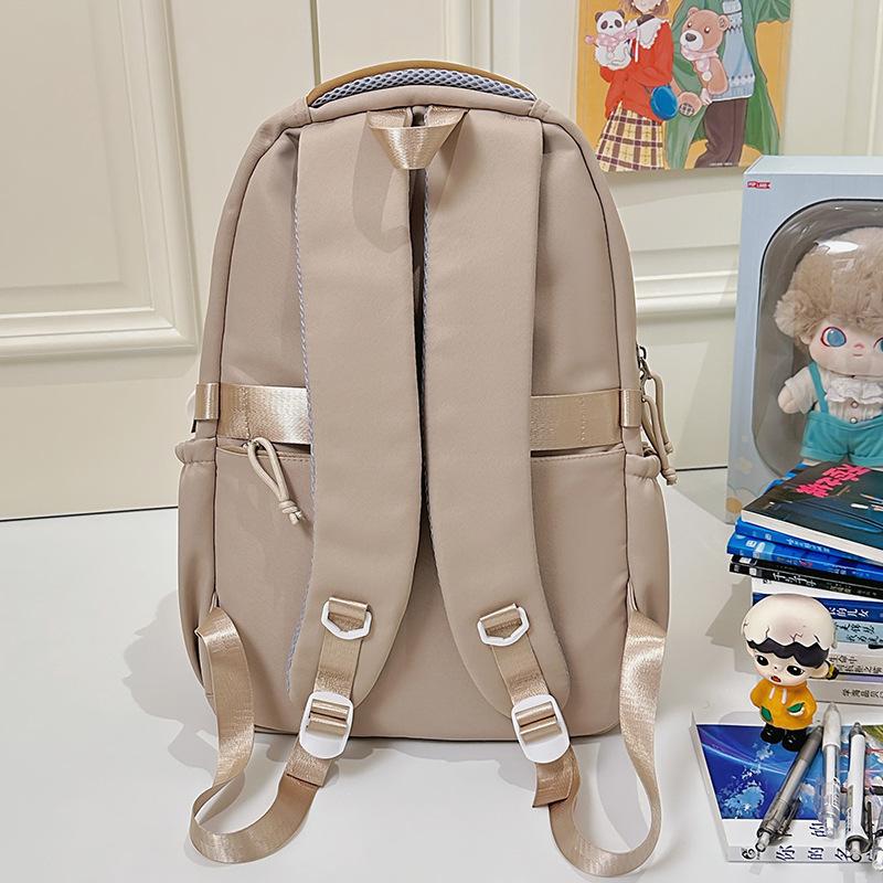 Schoolbag new casual ins wind early high school students high value schoolbag pain bag Japanese large capacity cute sweet backpack