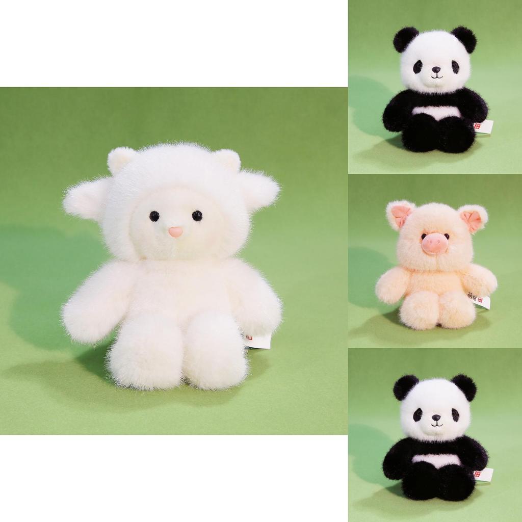 Elephant Panda Pig Rabbit Plush Toy With 7d Cotton Filling For Kids And Teens Gift