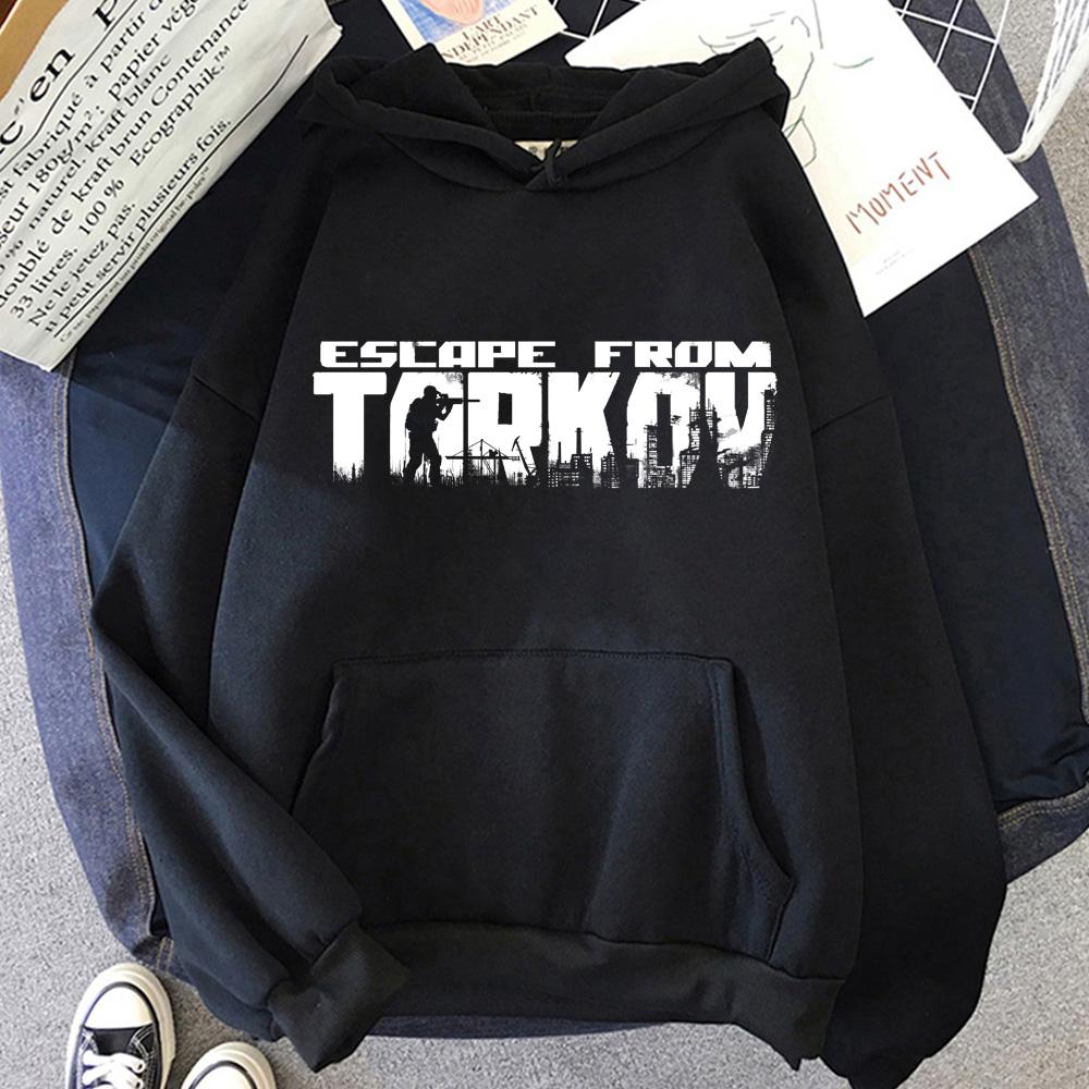 Escape From Tarkov Shooting Game Hoodie 2025 New High Quality Casual Sweatshirt Fleece Clothes Unisex Punk with Pocket Hoody