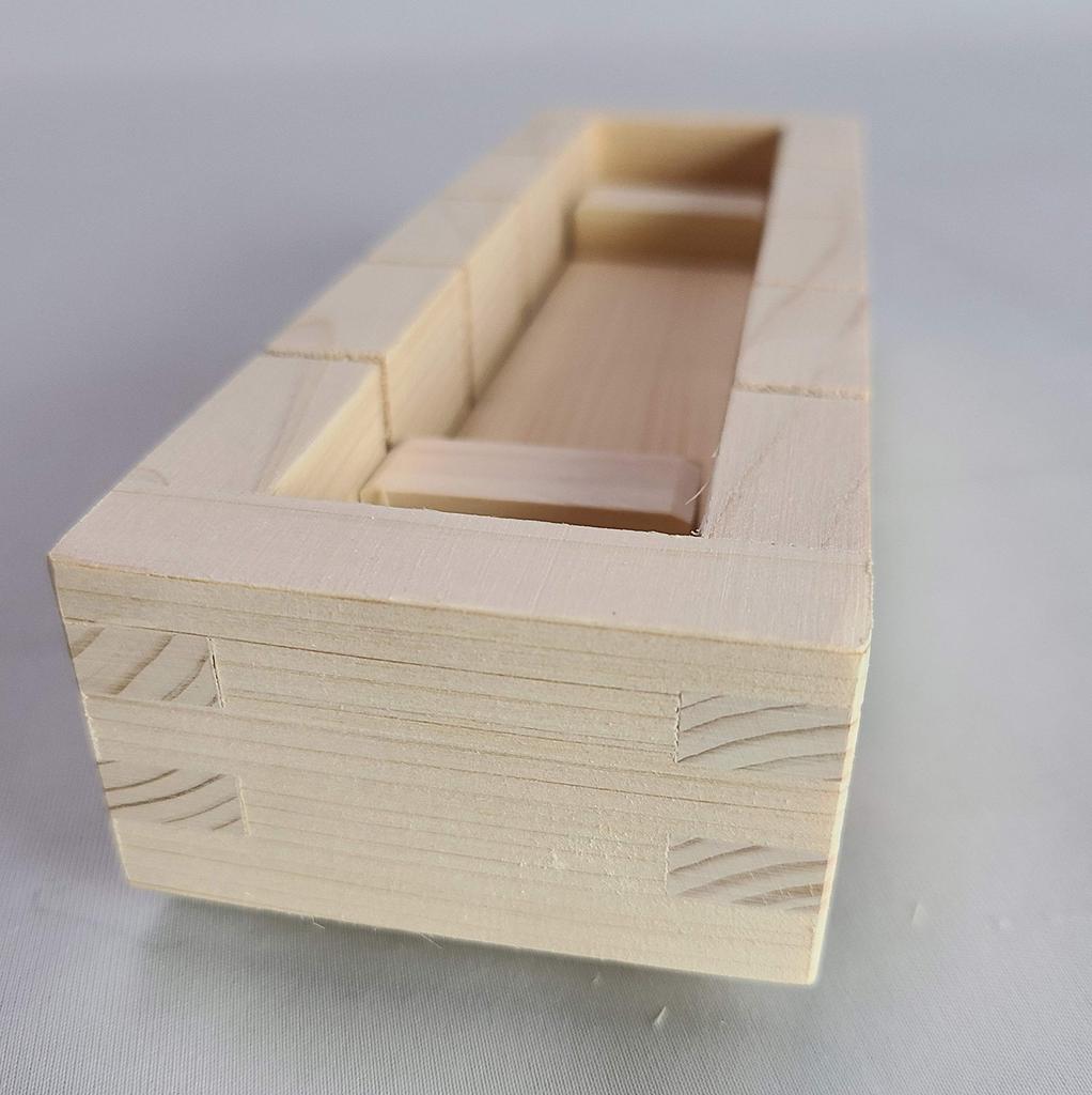Umezawa Sushi Press Hinoki Natural Made In Japan Mold, 5-Cut, Wooden, Wood, Materials, Restaurant, Kitchen, Cookware, Parties, Events,