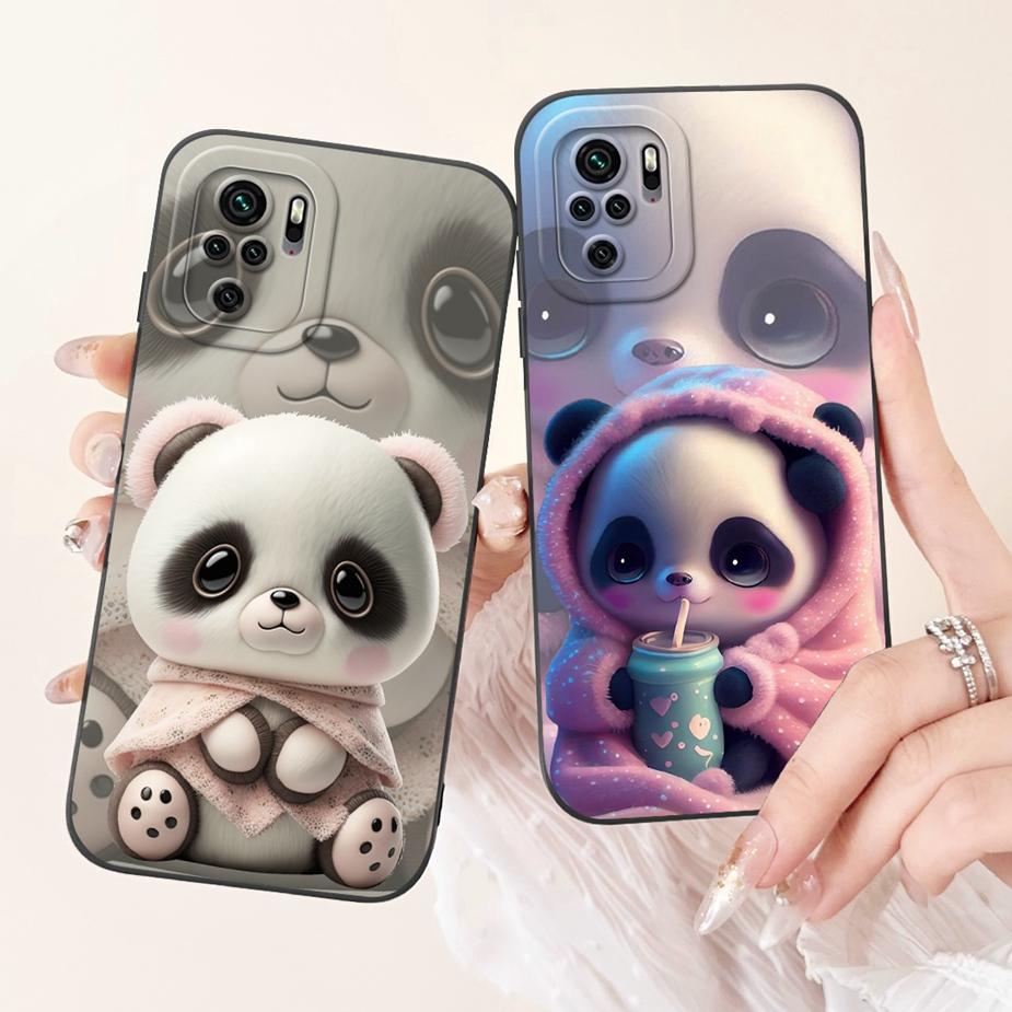 For Xiaomi Redmi Note 10 4G Case Note 10S Cute Rabbit Cartoon Back Cover Soft Silicone Phone Case For Redmi Note 10 Pro Max Bags