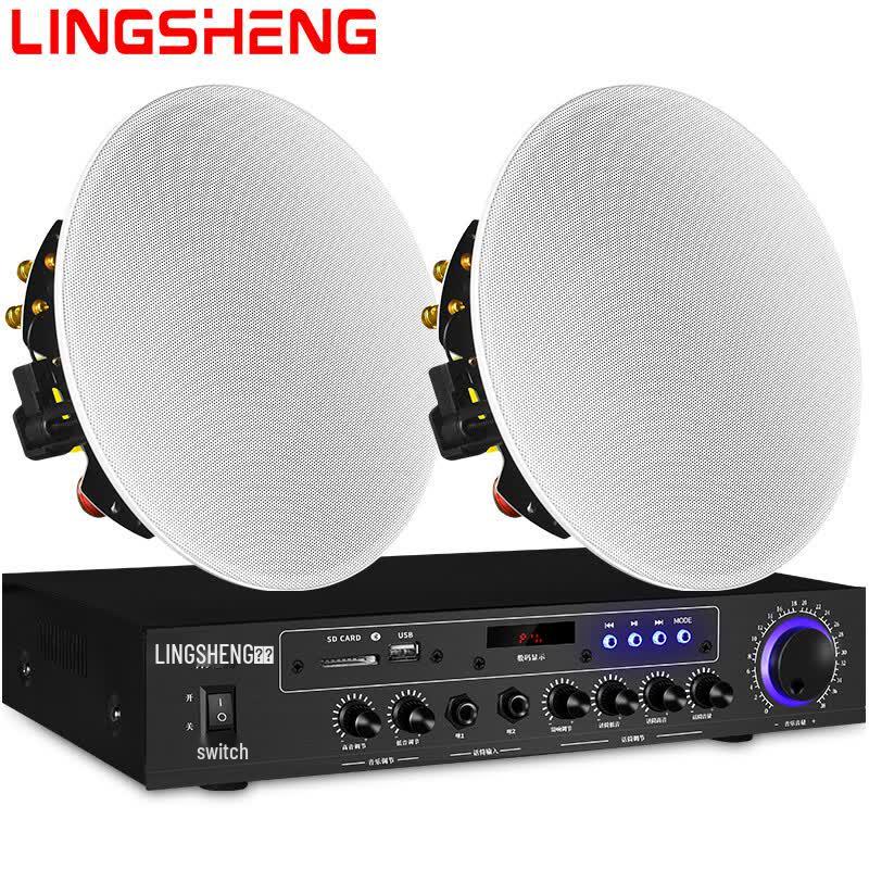 Lingsheng CLS-306 In-Ceiling Speaker System Premium Package (CN Version)