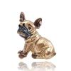 Spille per Cani Bulldog Francese Carino Cartone Animato per Donne e Bambini Spilla Spilla Animale Smaltata Accessori Cappotto Spille Regalo