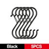 S-shaped Hook Kitchen Storage Rack Pot Rack Garden Hanging Buckle Bag Clothes Towel Closet Pole Hook S-shaped 2-10pcs