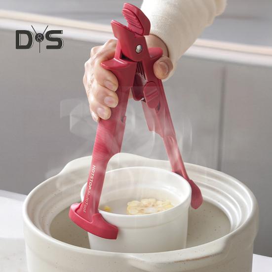 Захист від опіків Кліпса 2-в-1 Затискач для гарячої плити Тримач для миски Кліпса Нековзкий Стійкість до високих температур Затискач від опіків Затискачі для гарячої плити Щипці для