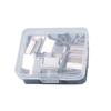 Clip Push Clipper Reusable Not Damage Paper Portable Plastic Clip Push Clipper Latest Stapler for School