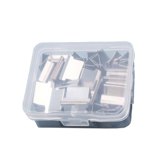 Clip Push Clipper Reusable Not Damage Paper Portable Plastic Clip Push Clipper Latest Stapler for School