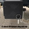 2Pcs Consistent Trailer Bumper Covers Including Ventilation Holes And Simple Snap On Mounting