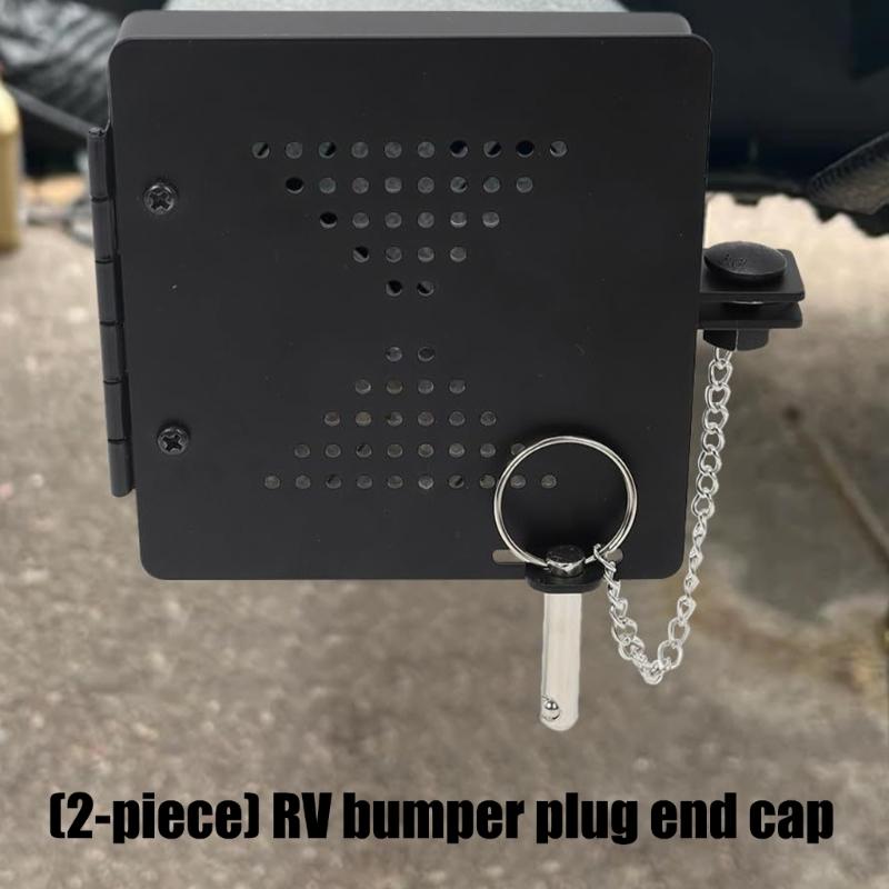 2Pcs Consistent Trailer Bumper Covers Including Ventilation Holes And Simple Snap On Mounting