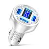 3.1A 4-Port Car Charger with Digital Display and Voltage Indicator