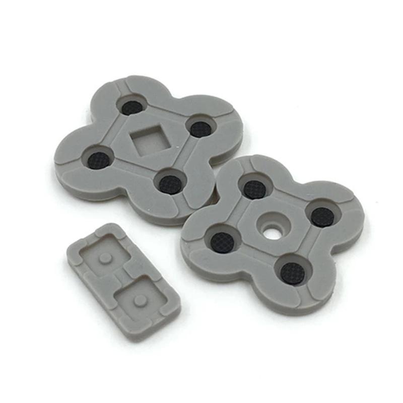 Conductive Rubber Pad Silicone Adhesive Key Button Pad Kit Repalcement Repair Part for NDSL NDS Lite Game Controllers