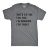 Dad To Be T-Shirt, Funny Father's Day Gift, Drinking For Three