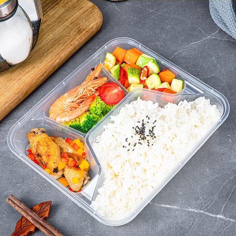 

Qingqingmei Disposable Four-Compartment Meal Box