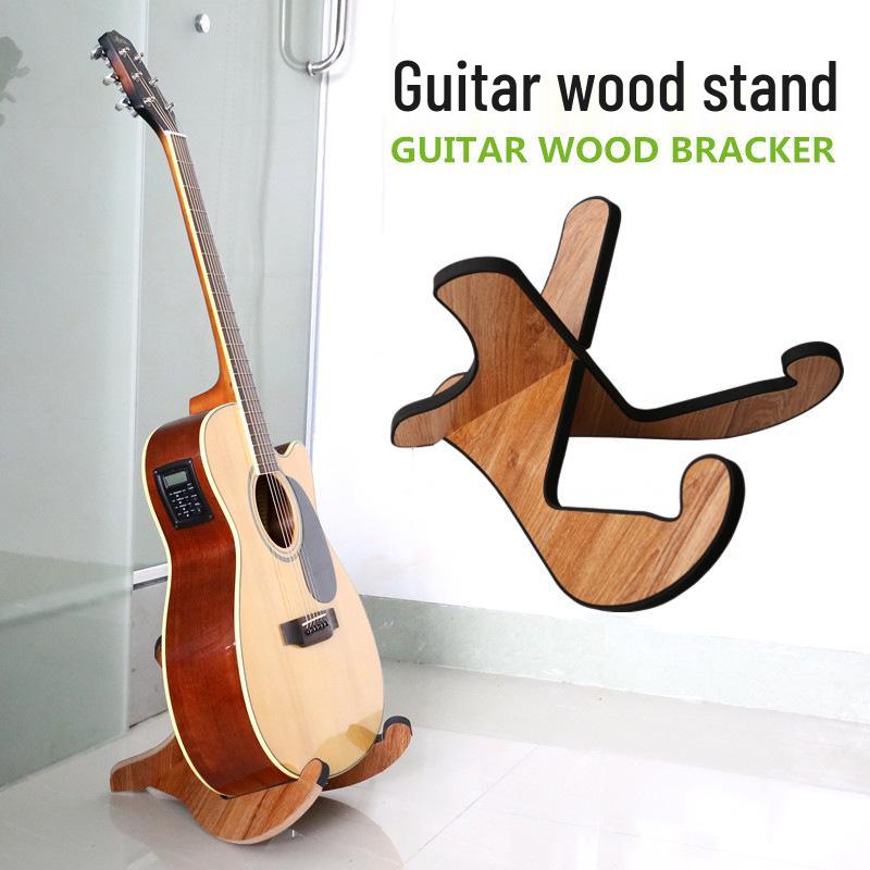 Foldable Wooden Guitar Stand for Folk & Classical Guitars Guitar Holder