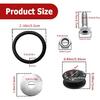 Universal Billet Bumper Trunk Quick Release Fastener Kit, Quick Release Trunk Front Rear Bumper Fasteners Fenders Holders Car Bumper Clips Kit