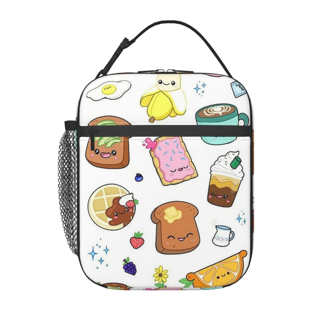 Avocado Bread Cup Bottle Breakfast Insulated Lunch Bag for Women Cooler Thermal Food Box Tote Leakproof Lunch Boxes Container