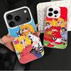 Candy 90s Cartoon Shockproof Phone Case for iPhone 17 Air 16 16E 15 Pro Max 14 Plus 13 Mini 12 Back Cover Anti Fall Fundas