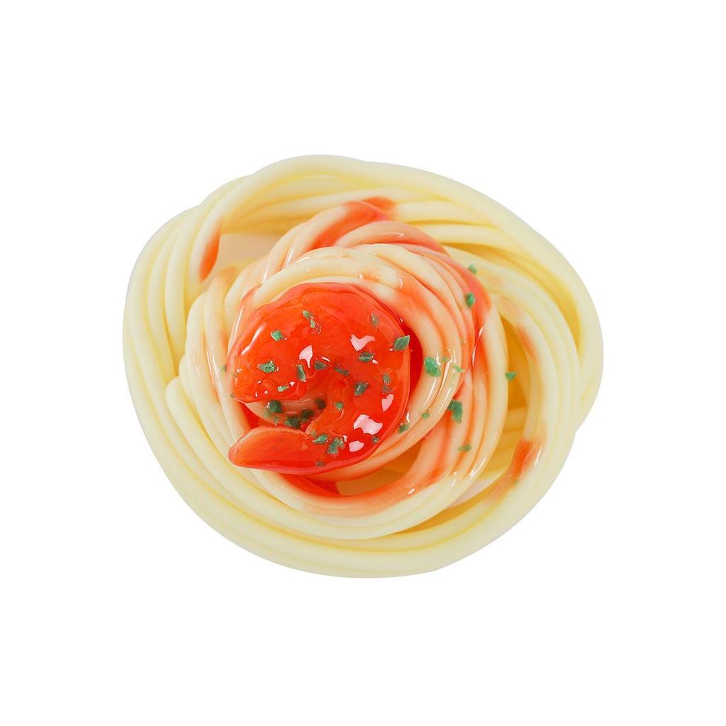 Spaghetti Shrimp Gravy Model for Western Food Display & Movie Props