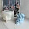 Skeleton for Head Silicone Molds 3D Rose Skull Epoxy Mold DIY Candle  Resin Casting Mold Halloween Decoration Scented Ca