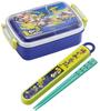 Skater Bento with a Soft Single Made in Splatoon 3 for Boys Children's Box, 450ml, Dome-Shaped Lid, Tier, Japan, Design, (RBF3ANAG-A)