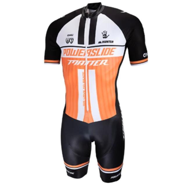 2026 Powerslide Mens Long Cycling Triathlon Racing Suit Speed Inline Roller Skate Skinsuit Fast Skats Mtb Roller Skating Jumpsuit Set