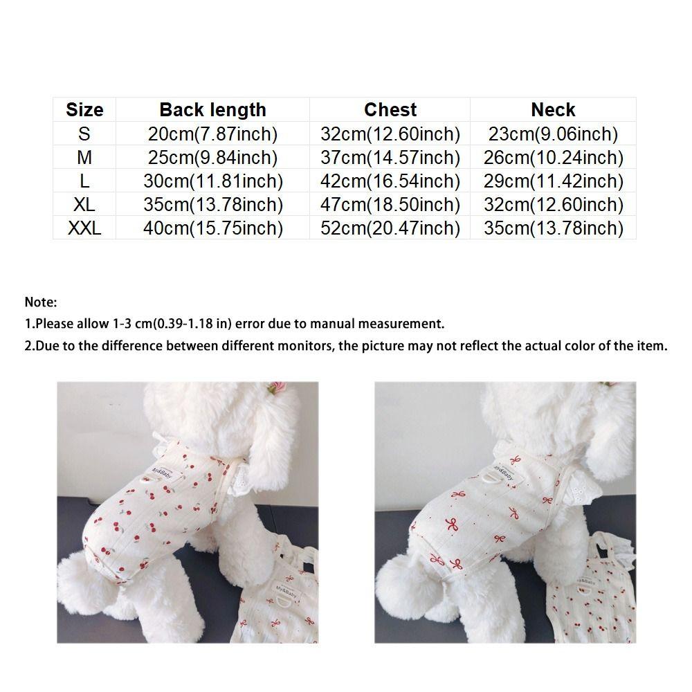 Bow Print Dog T-Shirt Breathable Summer Pet Vest Fashion Dog Pajamas  Spring Summer Season