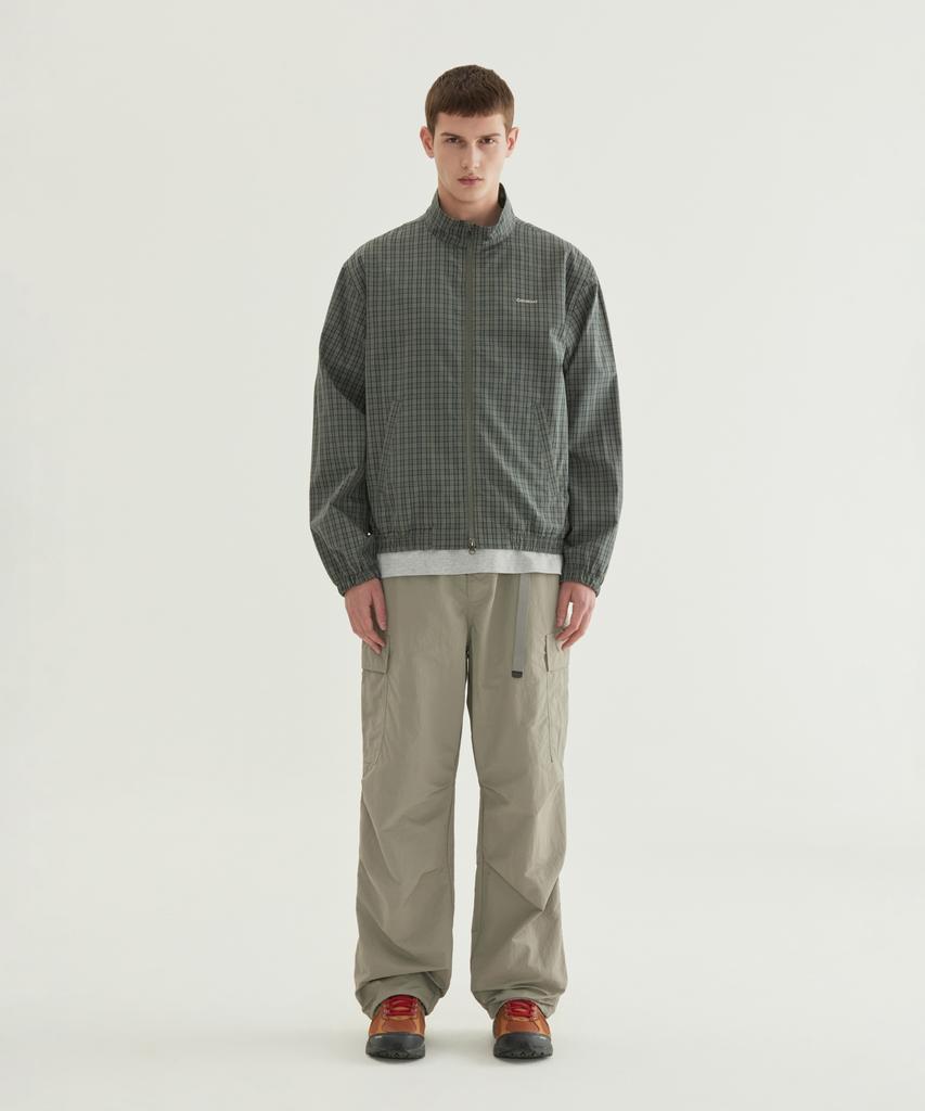 COVERNAT Wide Nylon Cargo Easy Pants Black