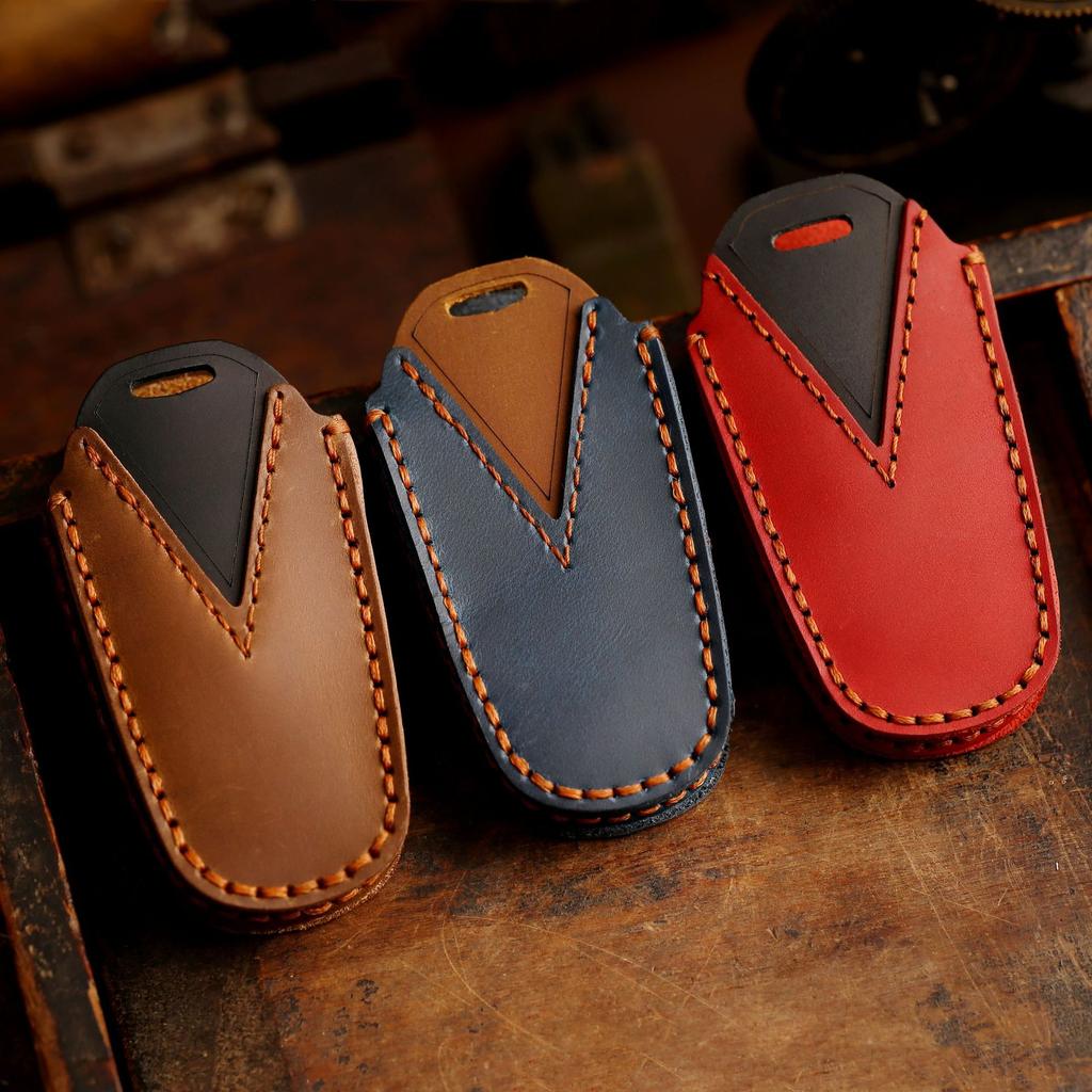 Leather key cover is suitable for Geely key cover, Emgrand GS Global Hawk, British Vision car key cover, handmade.