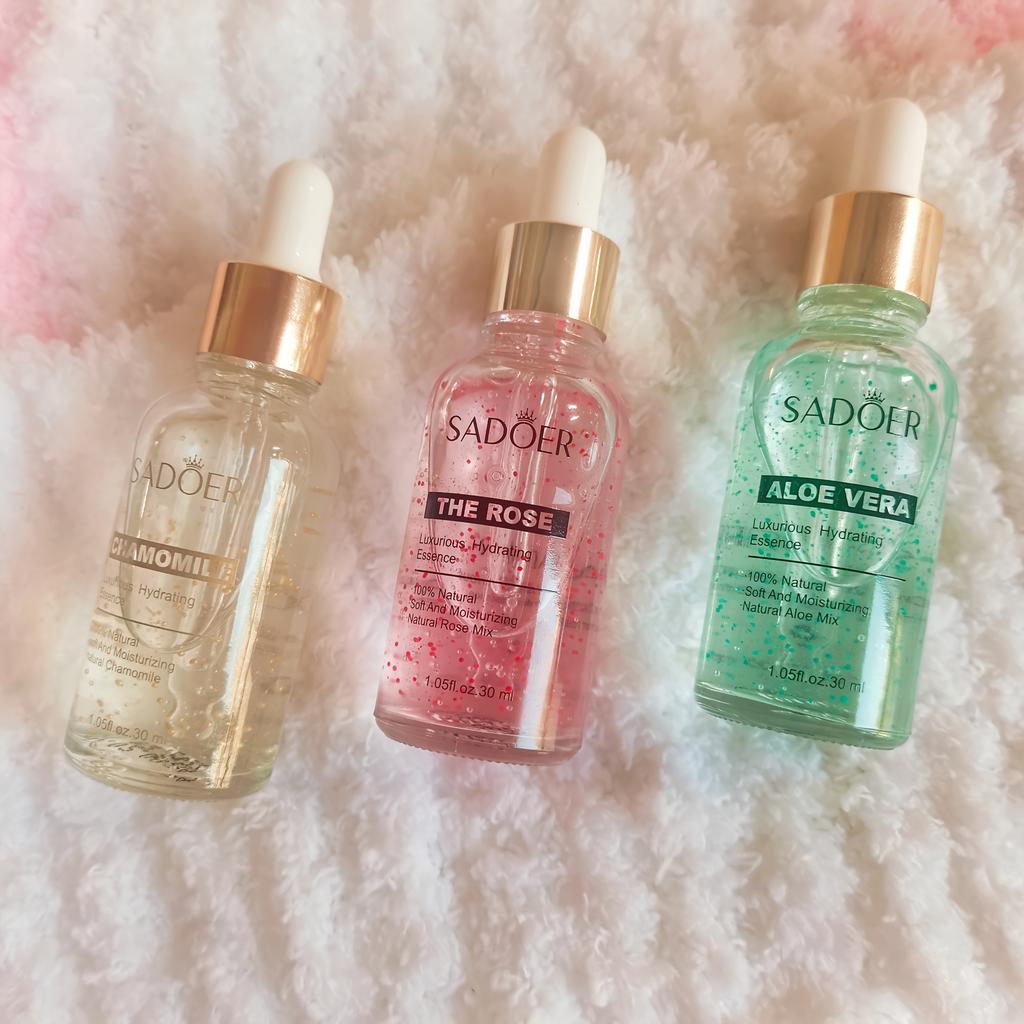 Planteekstraktserum med Aloe Vera - Hypoallergenisk Parfymefri Fuktighetsgivende Ansiktsessens, Fuktighetsgivende Ansiktsserum